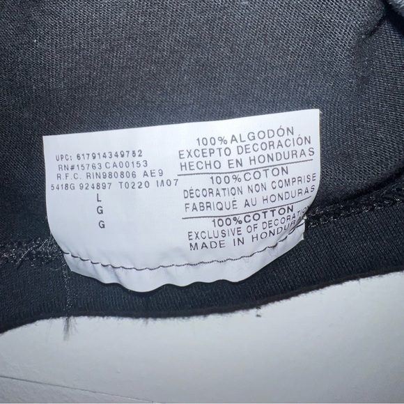 Champion Men's Black and Gray Short Sleeve Tee Large - Picture 4 of 4